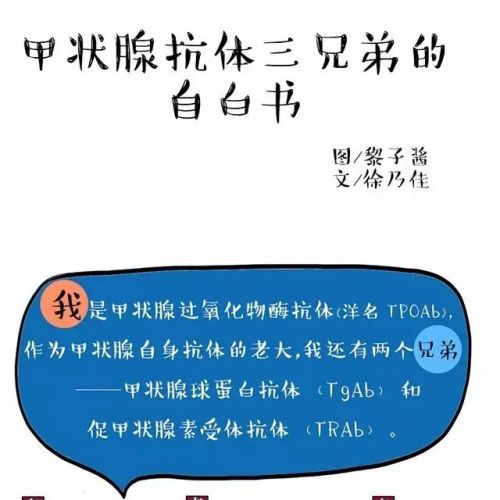 甲状腺抗体三兄弟的自白书