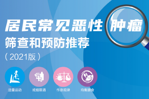 2021最新版《居民常见恶性肿瘤筛查和预防推荐》
